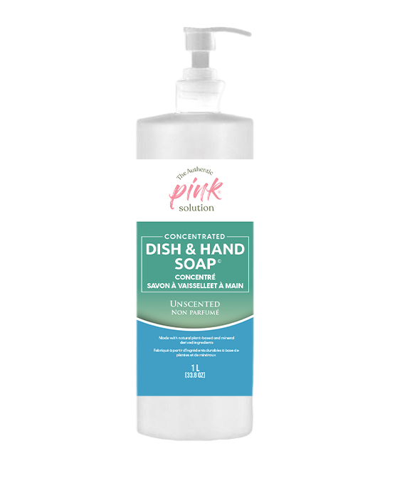 Pink Solution Dish and Hand Soap