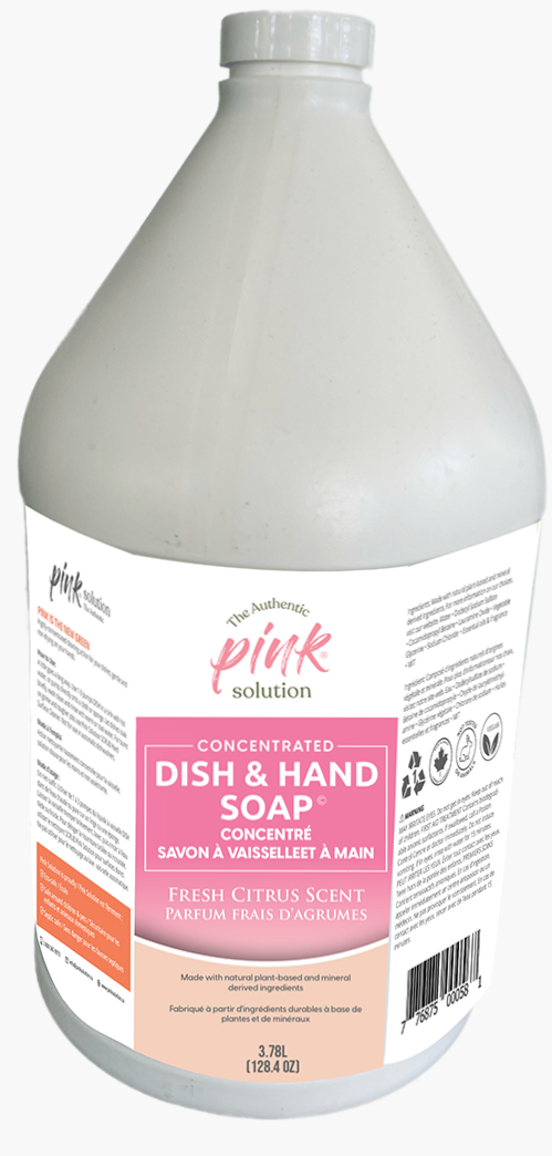 Pink Solution Dish and Hand Soap