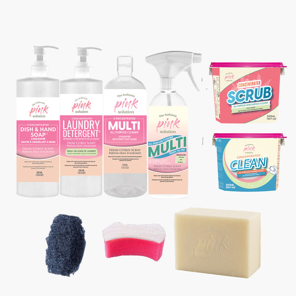 Pink Solution HOME CLEANING BUNDLE